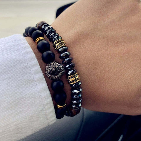 bracelets homme en perles