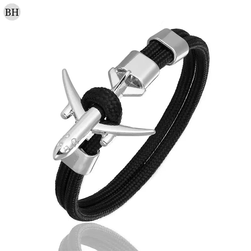 Bracelets Homme Ancre - Avion | braceletshomme.fr