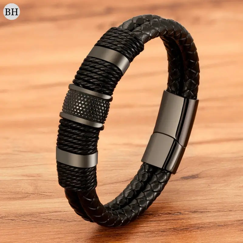 Bracelet Cuir Homme - Tissé | braceletshomme.fr