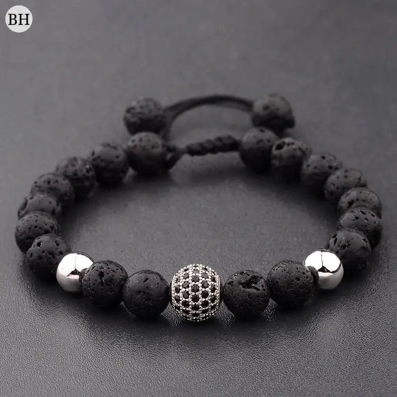 Bracelet pierre de lave