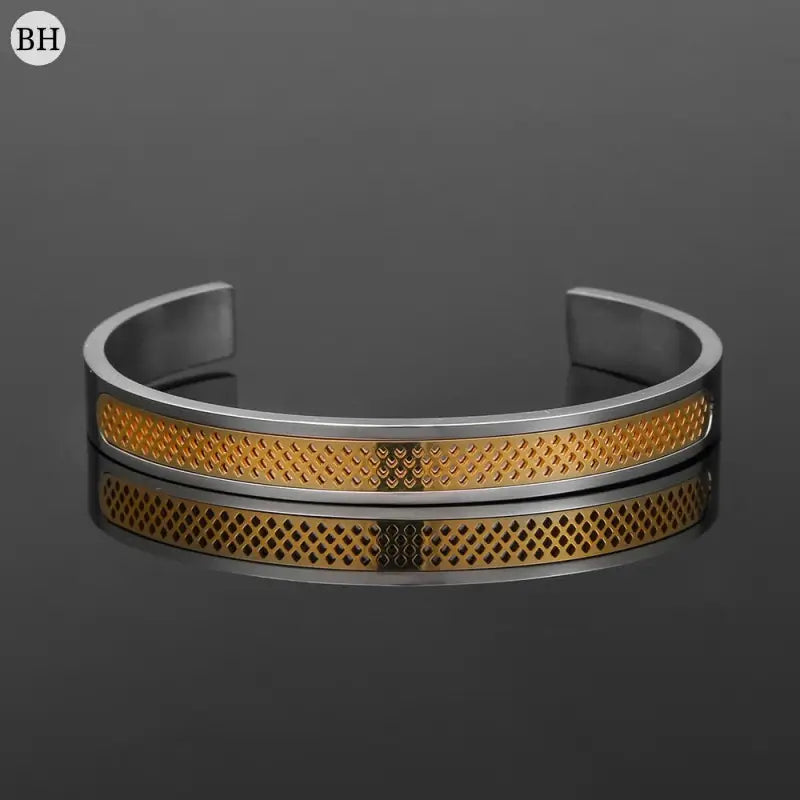 Bracelet jonc doré