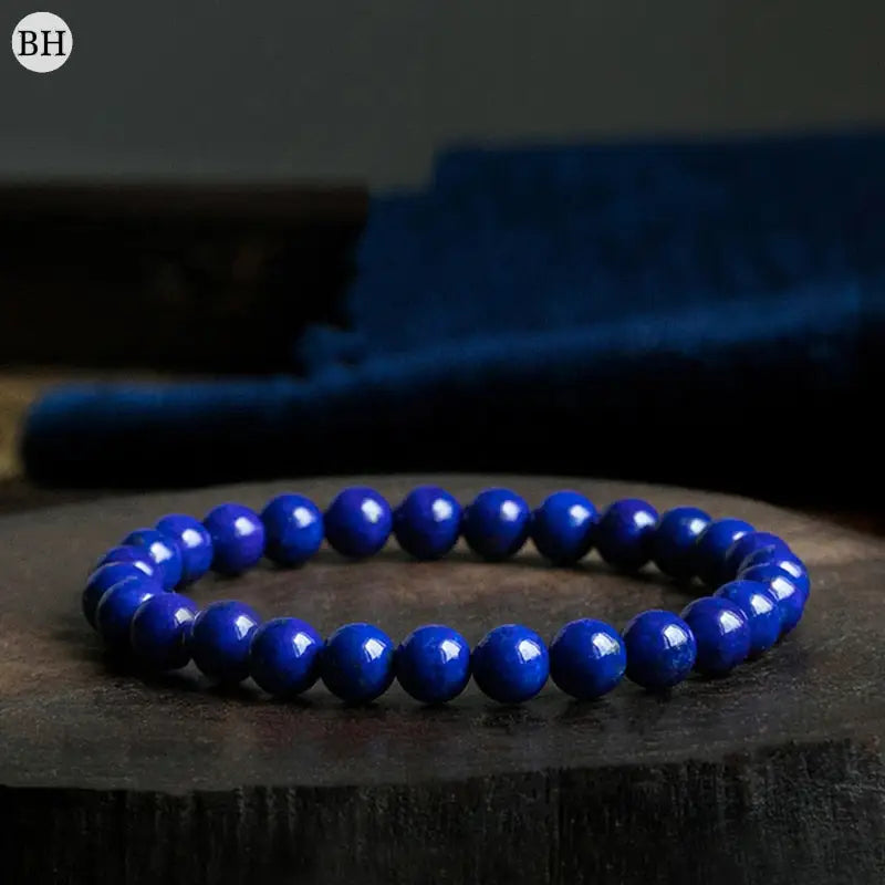Bracelet perle bleue