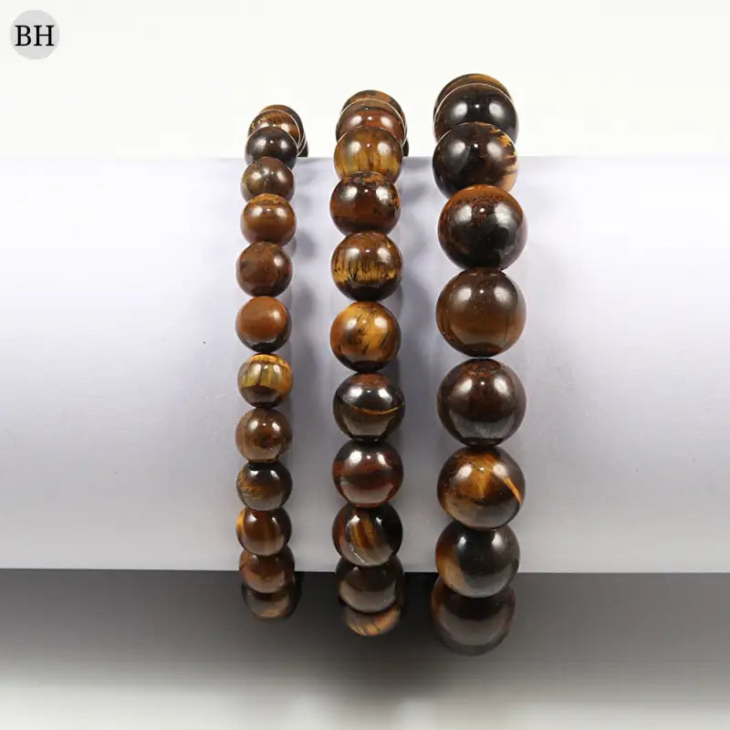 Bracelet perle marron