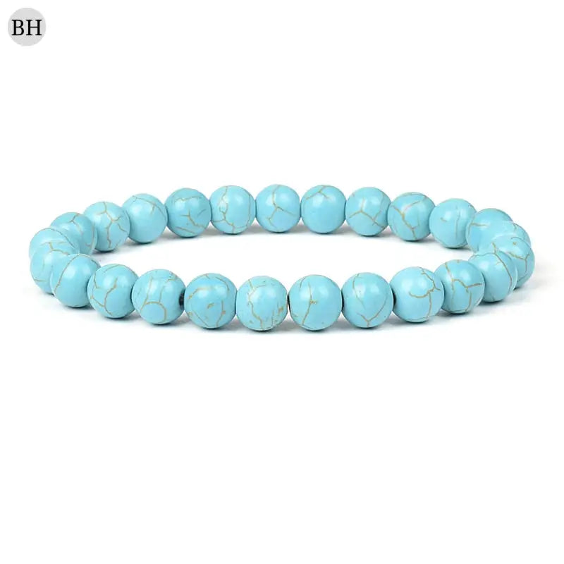 Bracelet pierre turquoise homme