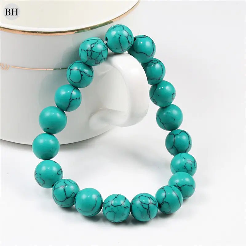 Bracelet pierre verte