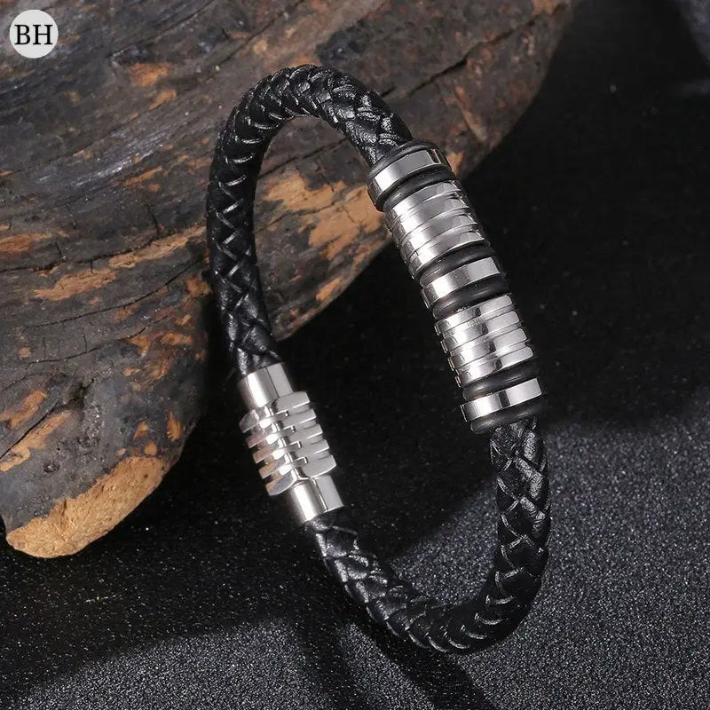 Bracelets Cuir Homme - Hexagone | braceletshomme.fr