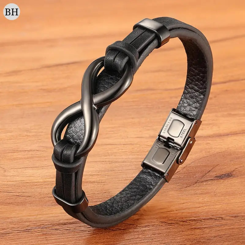 Bracelets Cuir Homme - Infinity | braceletshomme.fr