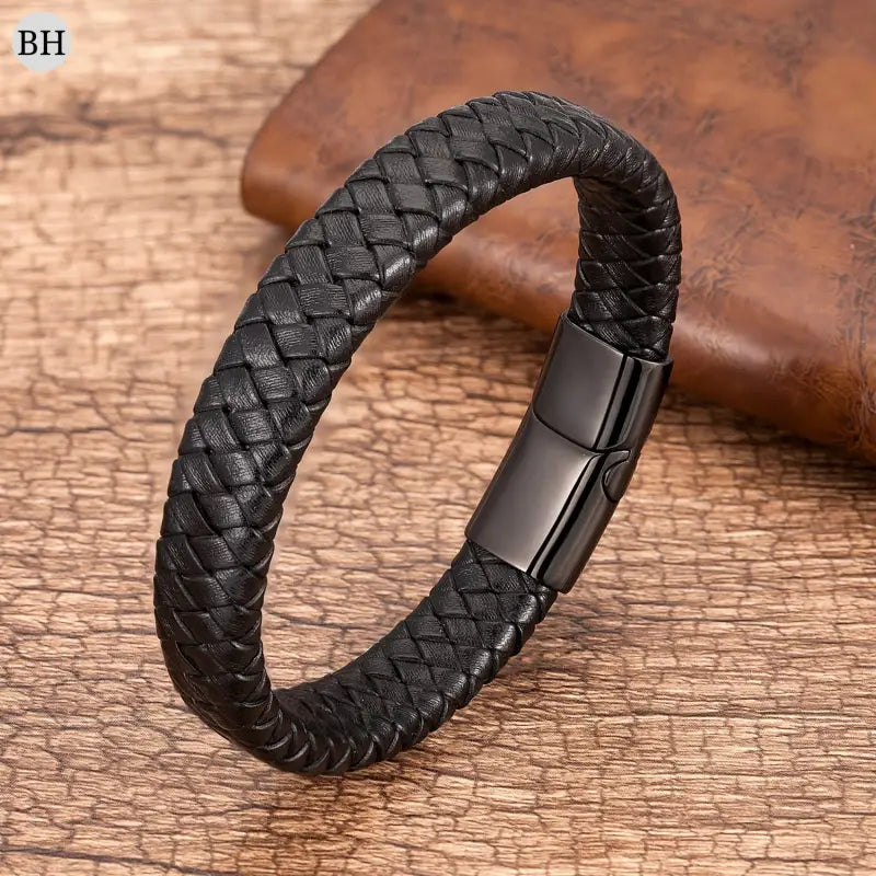 Bracelets Cuir Homme - Magnétique | braceletshomme.fr