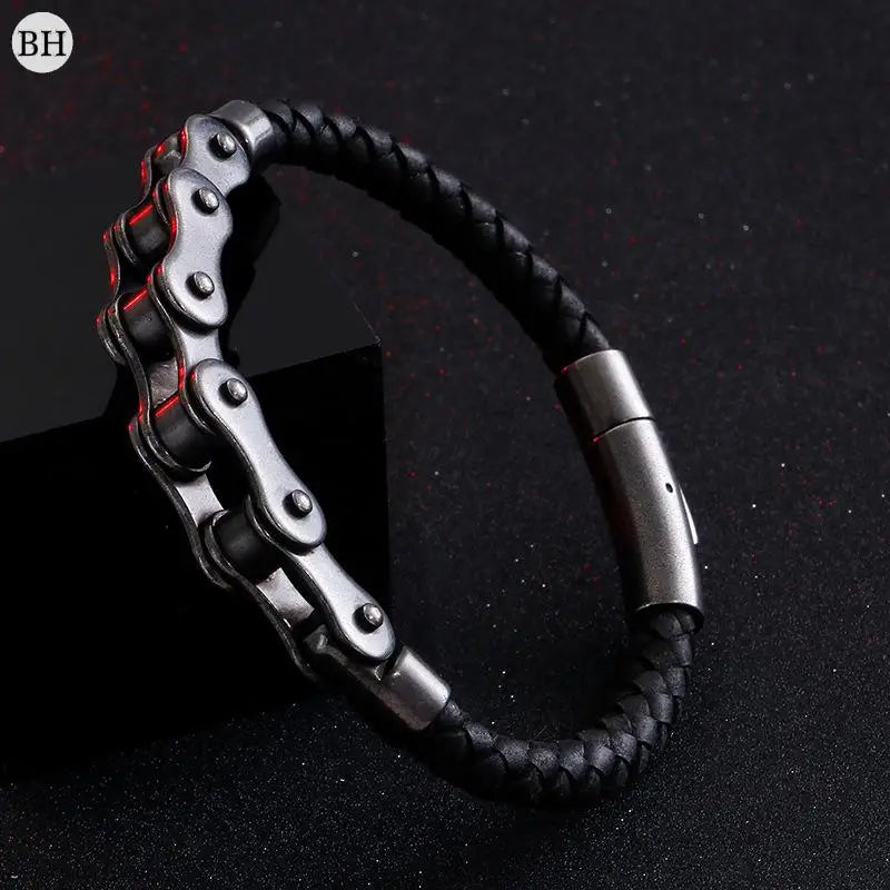 Bracelets Cuir Homme - Moto | braceletshomme.fr