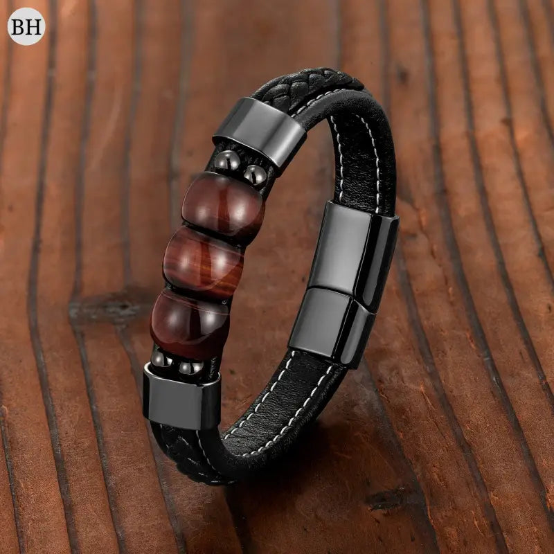 Bracelets Cuir Homme - Planet | braceletshomme.fr