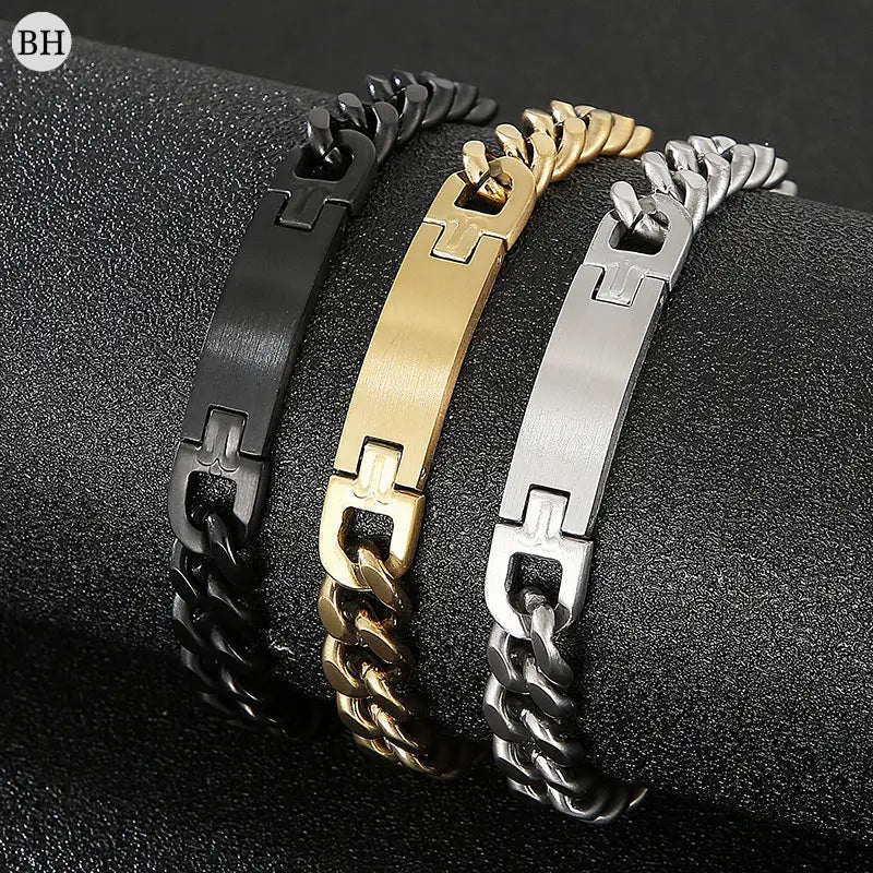 Bracelets homme acier - shiny | braceletshomme.fr