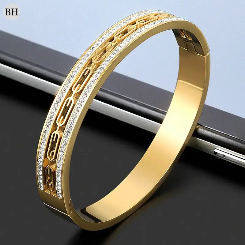 Bracelets Homme Acier - Strass | braceletshomme.fr