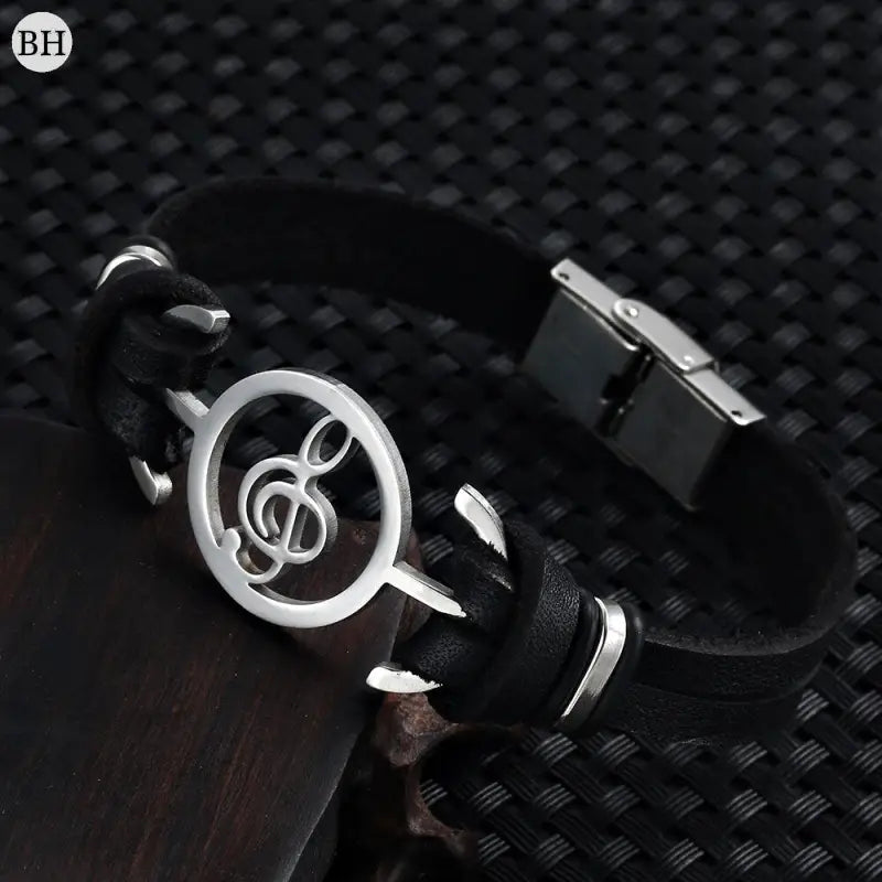 Bracelets Homme Cuir - Musique | braceletshomme.fr