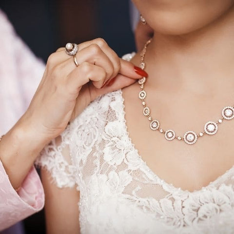 collier de mariage en diamants