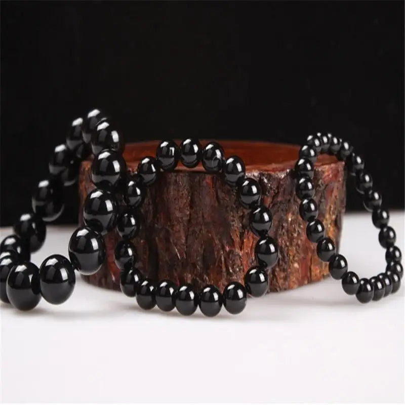 bracelet perle noir homme