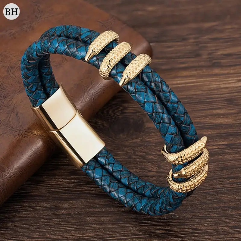 Bracelets Homme Cuir - Dragon | braceletshomme.fr