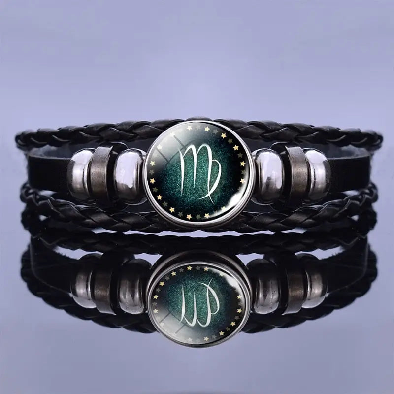 Bracelets Cuir Homme - Signe Du Zodiac | braceletshomme.fr