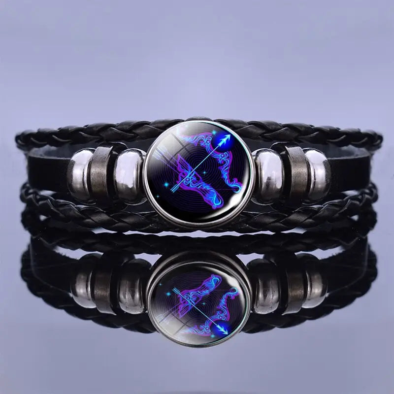 Bracelets Cuir Homme - Signe Du Zodiac | braceletshomme.fr