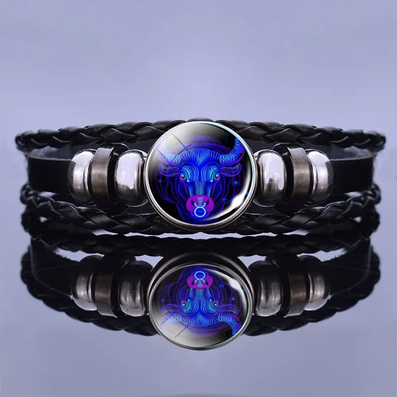 Bracelets Cuir Homme - Signe Du Zodiac | braceletshomme.fr