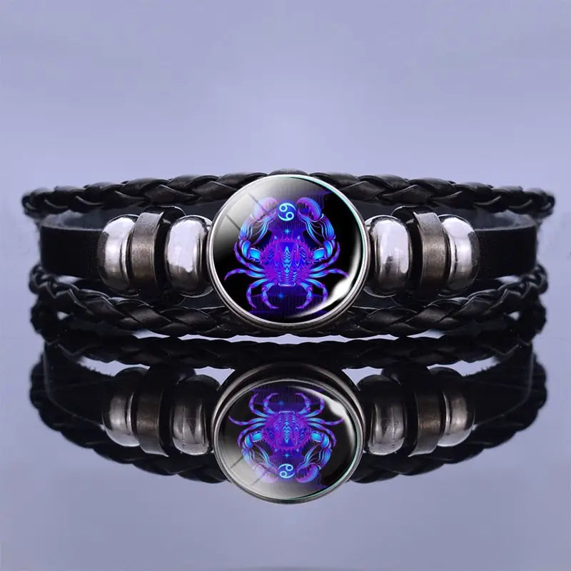 Bracelets Cuir Homme - Signe Du Zodiac | braceletshomme.fr