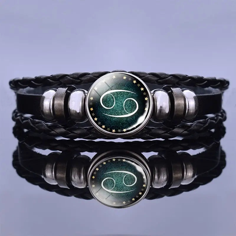 Bracelets Cuir Homme - Signe Du Zodiac | braceletshomme.fr