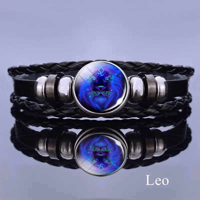 Bracelets Cuir Homme - Signe Du Zodiac | braceletshomme.fr